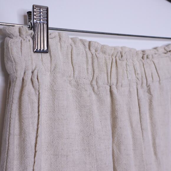 TYSA Linen Blend Wide Leg Trousers Oatmeal Lightweight Linen Casual Women's 2 - Picture 4 of 11